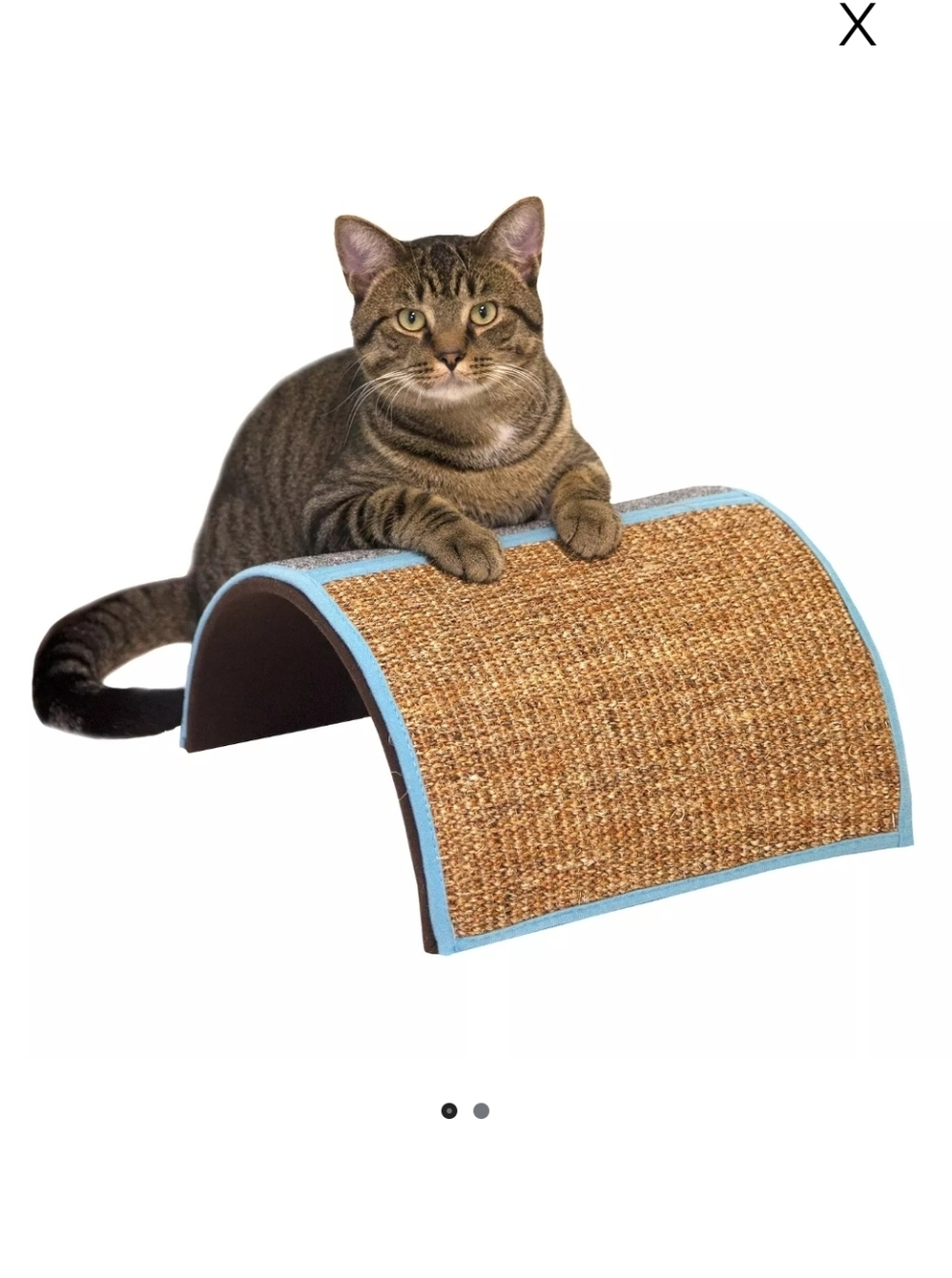 Boots & Barkley Natural Sisal Cat Scratcher, Percher, and Hiding.  Cat Cave.